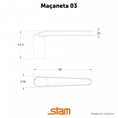 Fechadura 501/03 Externa Inox