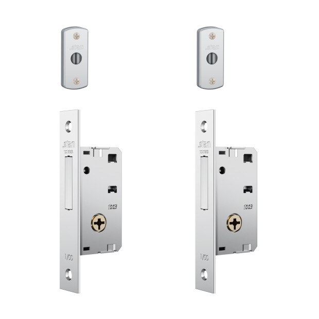 Fechadura 1003 Par Tetra Externa Inox