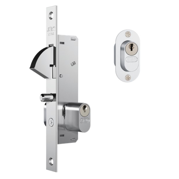 Fechadura 901 Buzios 90 mm Externa Inox