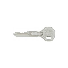 Chave 4 Niquelada - Fechaduras 1001/ 1002/ 1003/ Kit Seguranca 1500/ 1600 Caixa 10 unidades