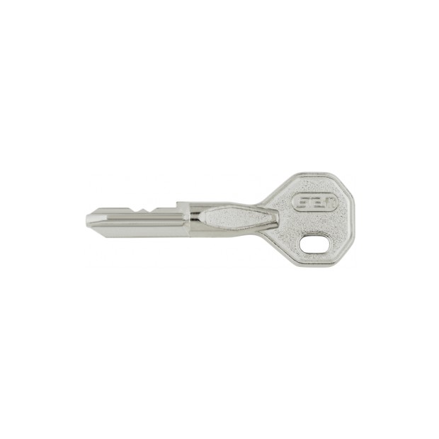 Chave 4 Niquelada - Fechaduras 1001/ 1002/ 1003/ Kit Seguranca 1500/ 1600 Caixa 10 unidades