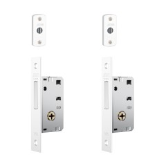 Fechadura 1003 Par Tetra Externa Branco