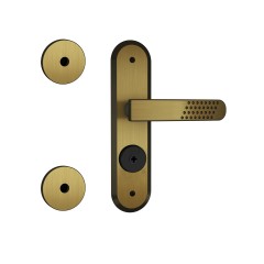 Fechadura Kit de Seguranca 1800/21 Tetra Externa Oxidado
