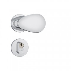 Fechadura 803/10 Roseta Redonda Gorje Externa Inox