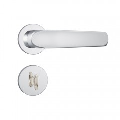 Fechadura 823/09 Roseta Redonda Banheiro  Inox
