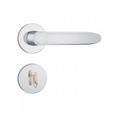 Fechadura 823/11 Roseta Redonda Banheiro Inox
