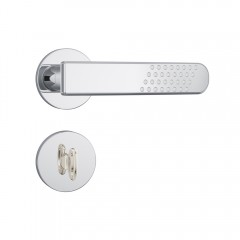 Fechadura 823/21 Roseta Redonda Banheiro Inox