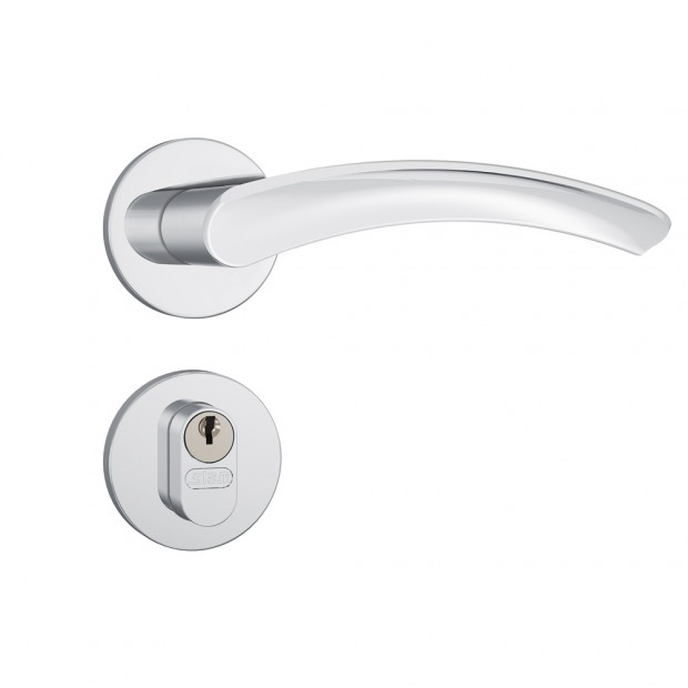 Fechadura 1601/13 Roseta Redonda Externa Inox