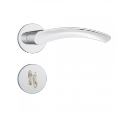 Fechadura 1620/13 Roseta Redonda Banheiro Inox