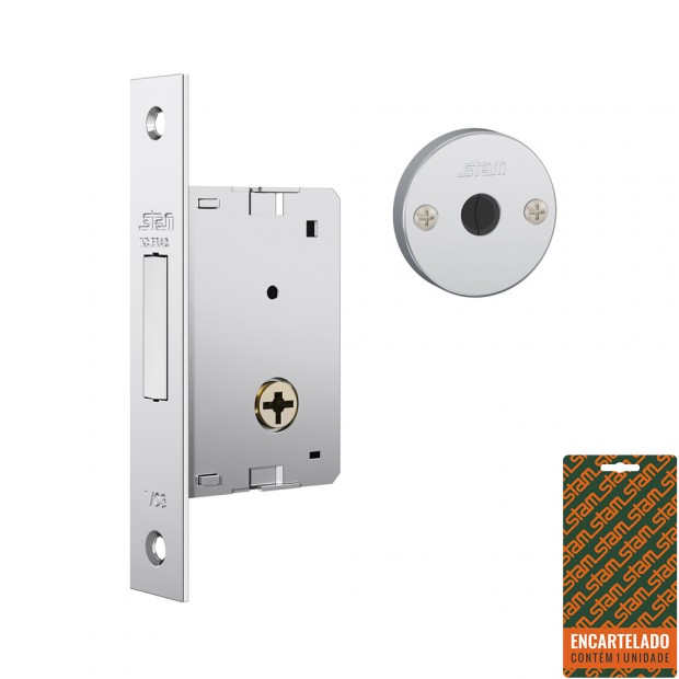 Fechadura 1001 Tetra Externa Inox Encartelado