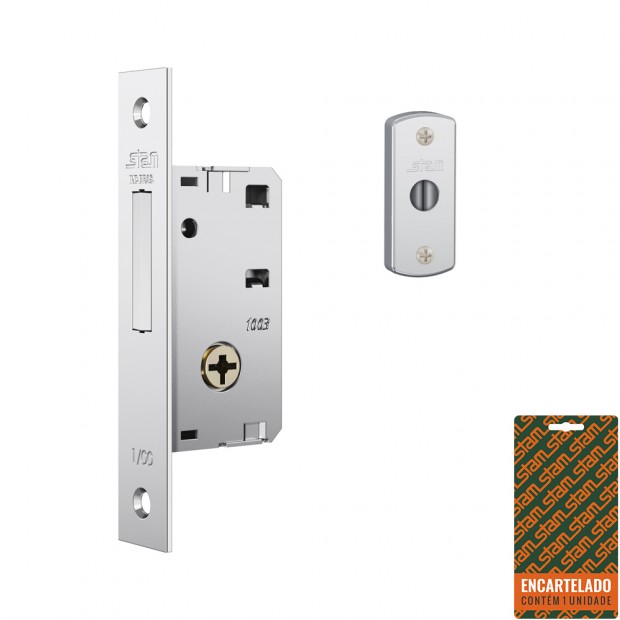 Fechadura 1003 Tetra Externa Inox Encartelado