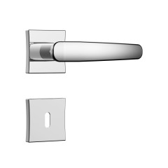 Fechadura Classic 55 3100 Roseta Quadrada Interna Cromado