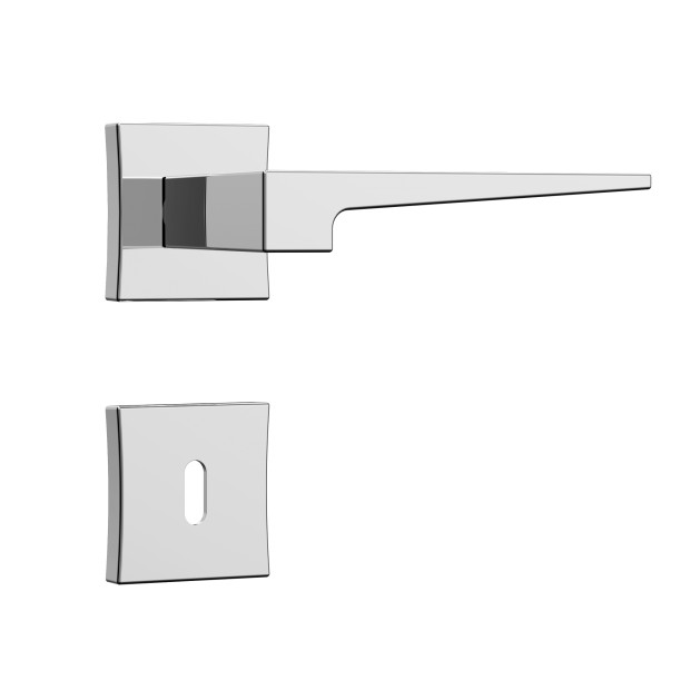 Fechadura Classic 55 3200 Roseta Quadrada Interna Cromado