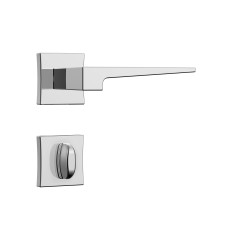 Fechadura Classic 55 3200 Roseta Quadrada Banheiro Cromado