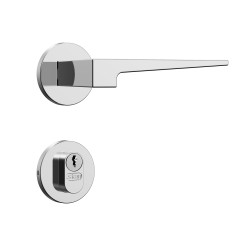 Fechadura Classic 55 3200 Roseta Redonda Externa Inox