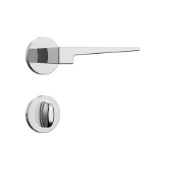 Fechadura Classic 55 3200 Roseta Redonda Banheiro Inox
