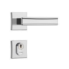 Fechadura Classic 55 3300 Roseta Quadrada Externa Cromado