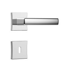 Fechadura Classic 55 3400 Roseta Quadrada Interna Cromado