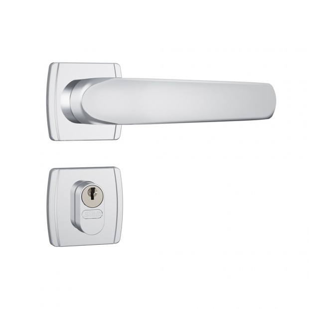 Fechadura 803/09 Roseta Quadrada Gorje Externa Inox