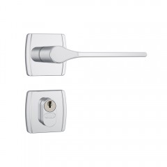 Fechadura 803/25 Roseta Quadrada Gorje Externa Inox