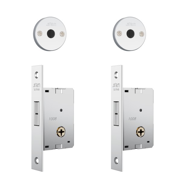 Fechadura 1008 Par Tetra Externa Inox