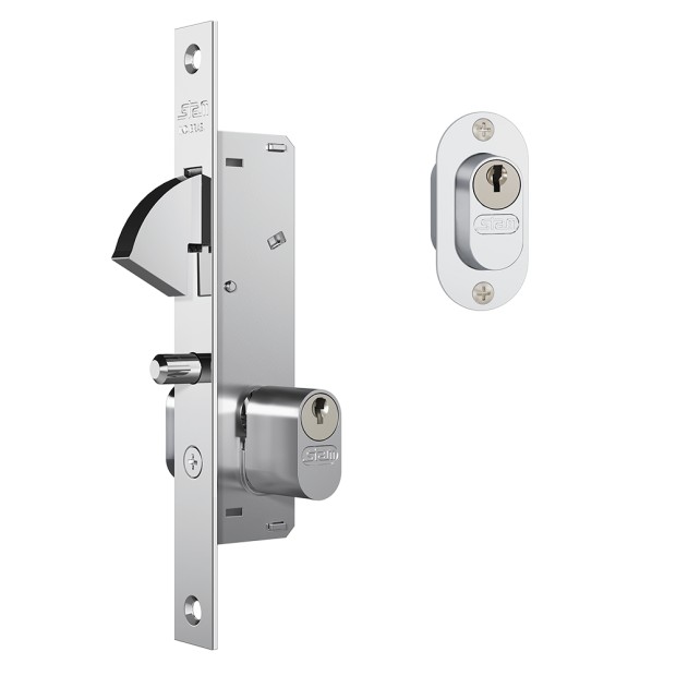 Fechadura 901 Buzios 74mm Externa Branco