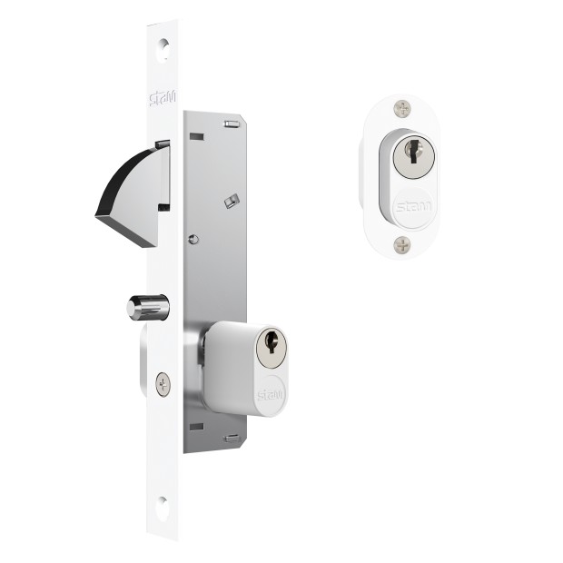 Fechadura 901 Buzios 74mm Externa Branco