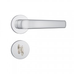 Fechadura 823/23 Roseta Redonda Banheiro Inox