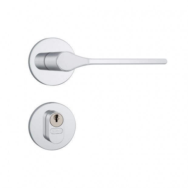 Fechadura 803/25 Roseta Redonda Gorje Externa Inox