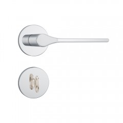 Fechadura 823/25 Roseta Redonda Banheiro Inox