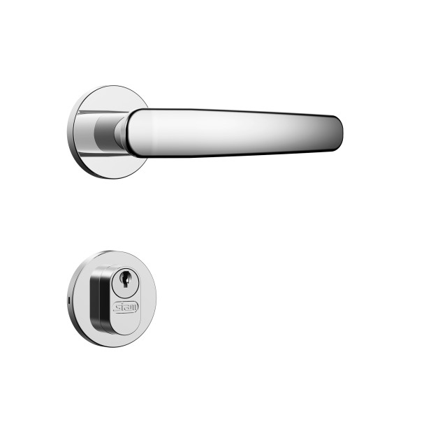 Fechadura Classic 40 3100 Roseta Redonda Externa Inox