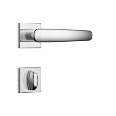 Fechadura Classic 40 3100 Roseta Quadrada Banheiro Inox