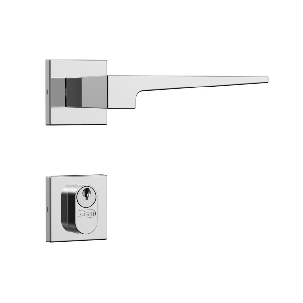 Fechadura Classic 40 3200 Roseta Quadrada Externa Inox