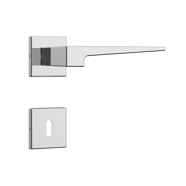 Fechadura Classic 40 3200 Roseta Quadrada Interna Inox