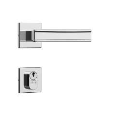 Fechadura Classic 40 3300 Roseta Quadrada Externa Inox