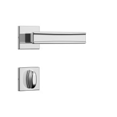 Fechadura Classic 40 3300 Roseta Quadrada Banheiro Inox