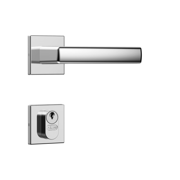 Fechadura Classic 40 3400 Roseta Quadrada Externa Inox