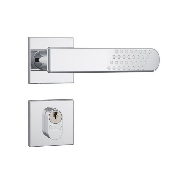 Fechadura 803/21 Roseta Quadrada 1 Externa Inox