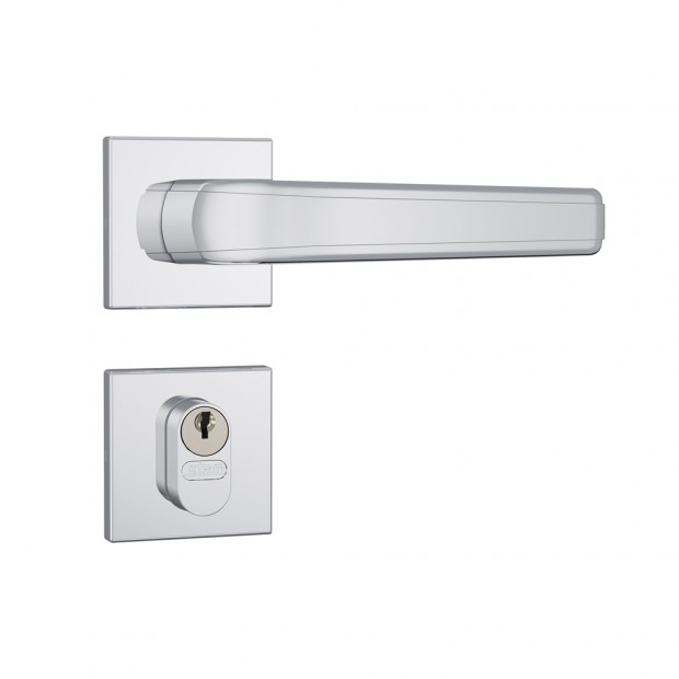 Fechadura 803/23 Roseta Quadrada 1 Externa Inox
