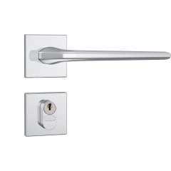 Fechadura 803/27 Roseta Quadrada 1 Externa Inox