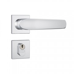 Fechadura 803/09 Roseta Quadrada 1 Gorje Externa Inox