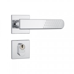 Fechadura 803/21 Roseta Quadrada 1 Gorje Externa Inox