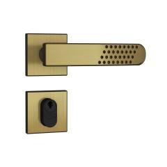 Fechadura 803/21 Roseta Quadrada 1 Gorje Externa Oxidado