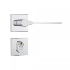 Fechadura 803/25 Roseta Quadrada 1 Gorje Externa Inox