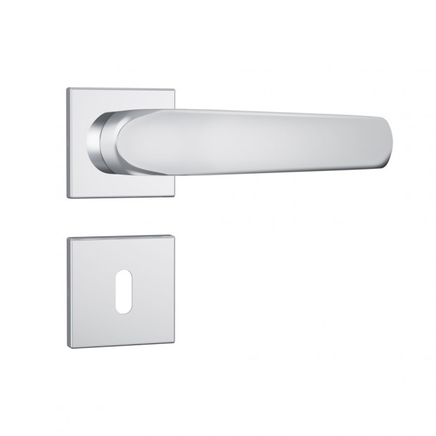 Fechadura 813/09 Roseta Quadrada 1 Interna Inox