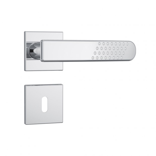 Fechadura 813/21 Roseta Quadrada 1 Interna Inox
