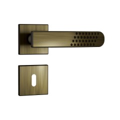 Fechadura 813/21 Roseta Quadrada 1 Interna Antique