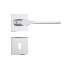 Fechadura 813/25 Roseta Quadrada 1 Interna Inox