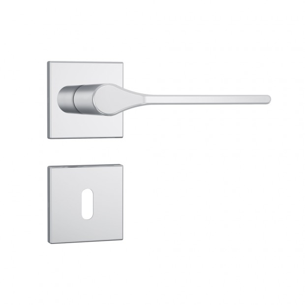 Fechadura 813/25 Roseta Quadrada 1 Interna Inox