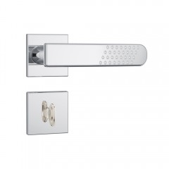 Fechadura 823/21 Roseta Quadrada 1 Banheiro Inox